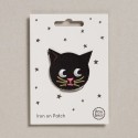 Bügelbild Aufnäher Patch Katzenkopf