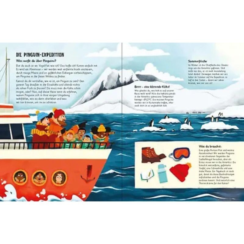 Was für Sachen Pinguine machen