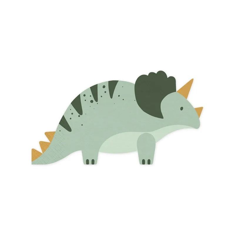 Servietten Dinosaurier Triceratops