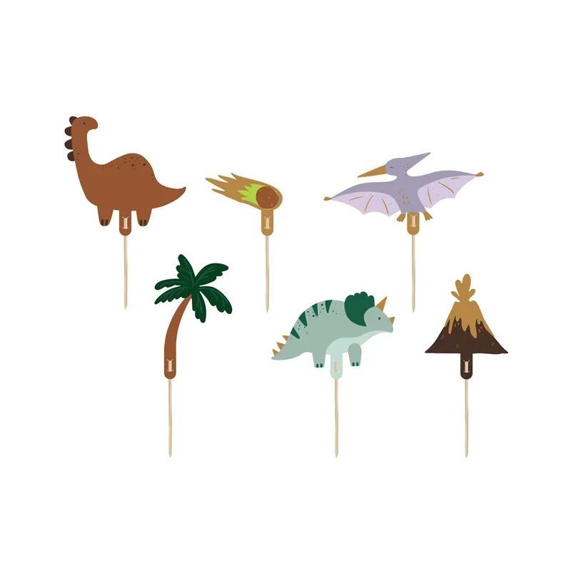 Kuchendeko Cake Topper Dinos