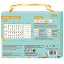 Nagelsticker & Kindertattoo Set Blumen