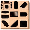 Stempel Kunst Fahrzeuge