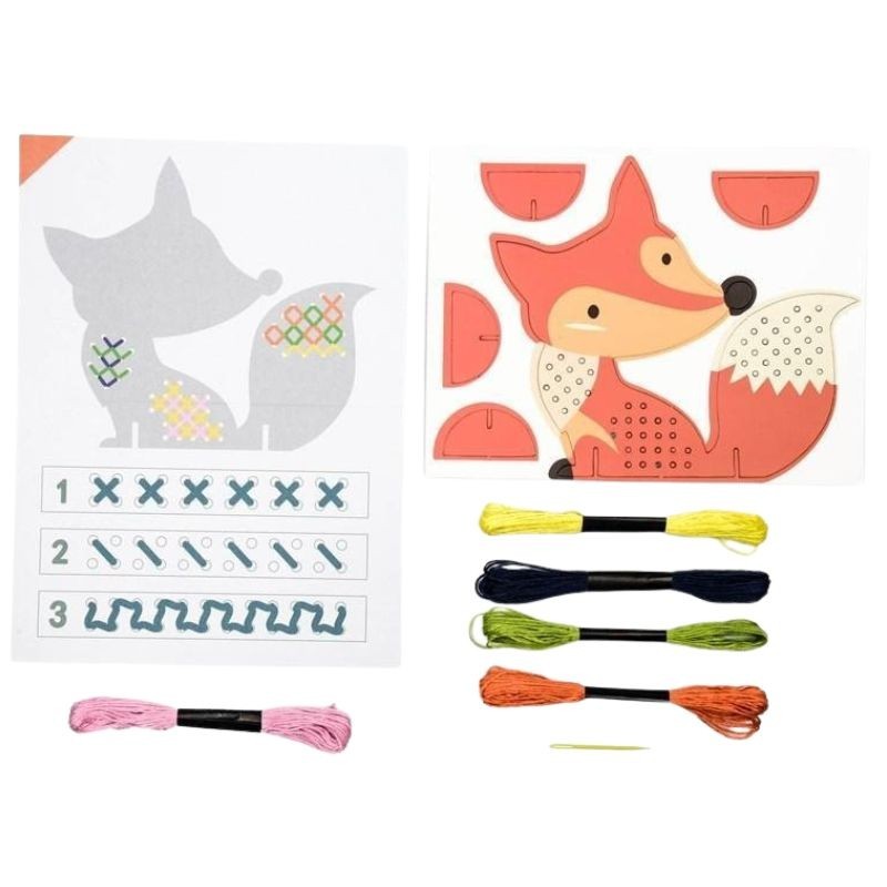 Stickset Kreuzstich Fuchs