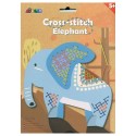 Stickset Kreuzstich Elefant