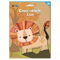Stickset Kreuzstich Löwe