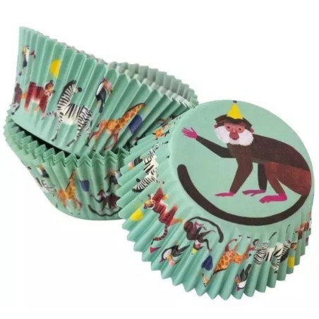 Cupcake Muffinförmchen Party Animals