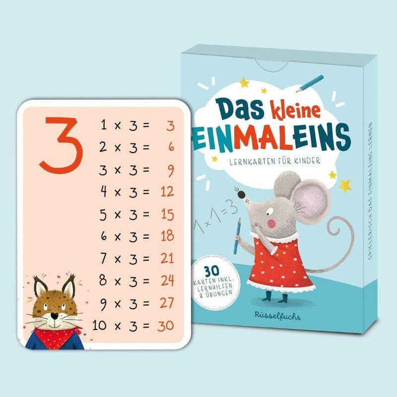 Das kleine Einmaleins Lernkarten