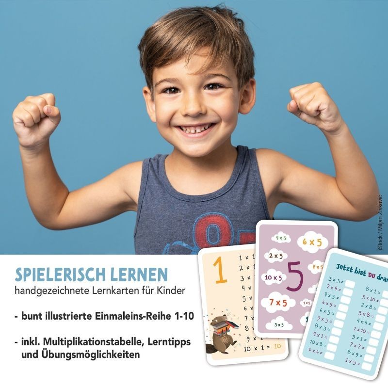 Das kleine Einmaleins Lernkarten