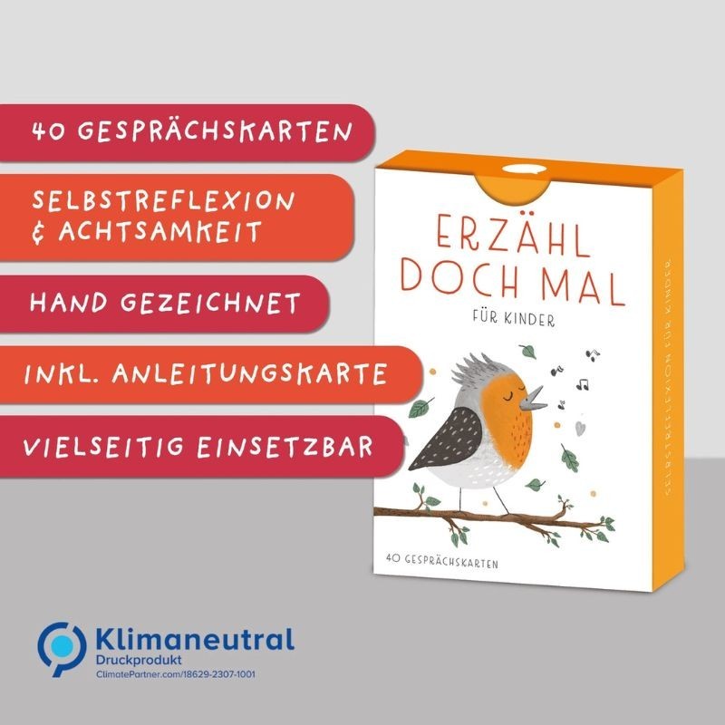 Gesprächskarten Erzähl doch mal für Kinder