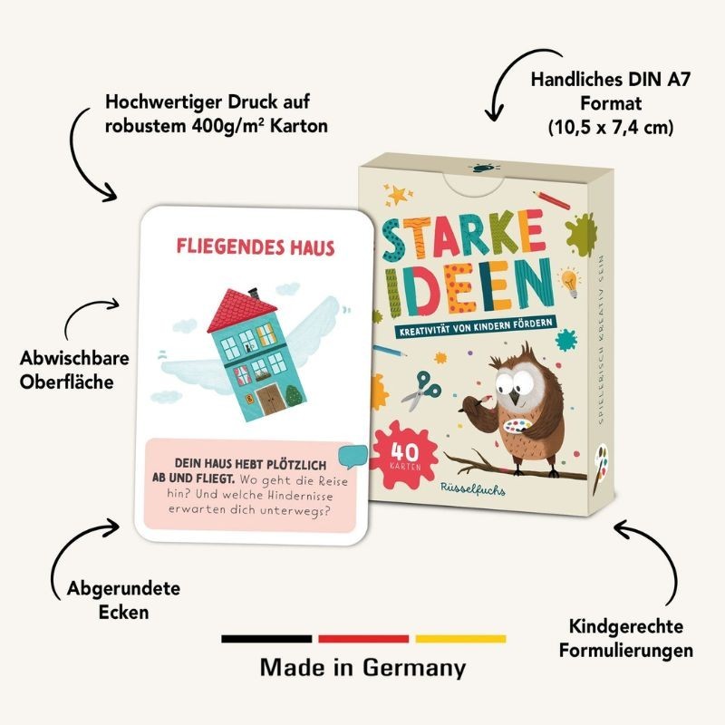 Kreativitätskarten Starke Ideen