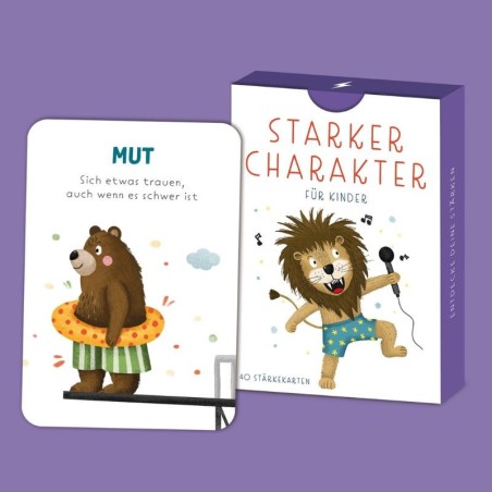 Stärkekarten Starker Charakter für Kinder