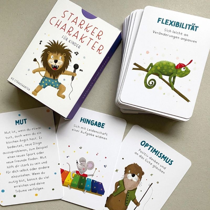 Stärkekarten Starker Charakter für Kinder
