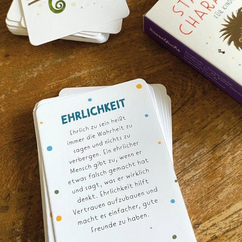Stärkekarten Starker Charakter für Kinder