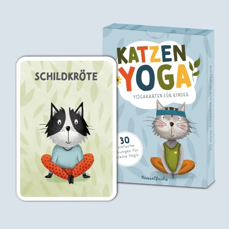 Katzenyoga Yogakarten für Kinder