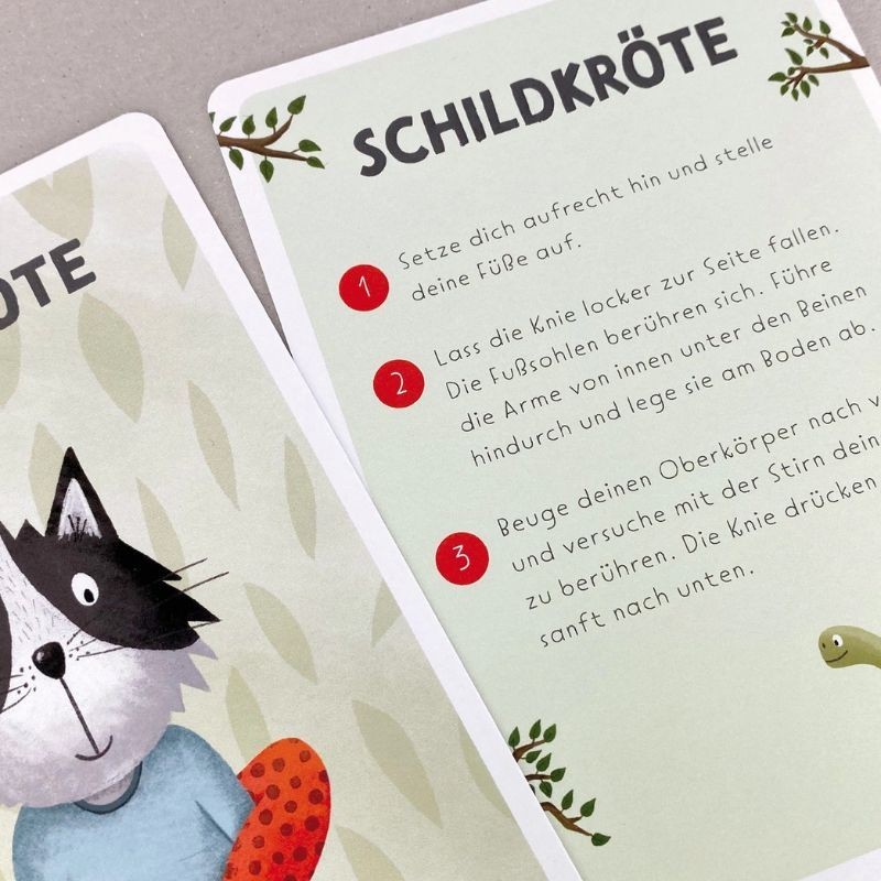 Katzenyoga Yogakarten für Kinder