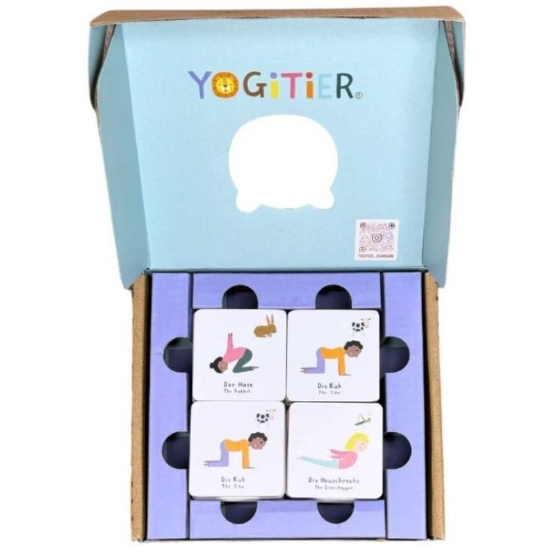 Yoga Memo Yogitier aus Holz