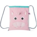 Affenzahn Turnbeutel Einhorn pink
