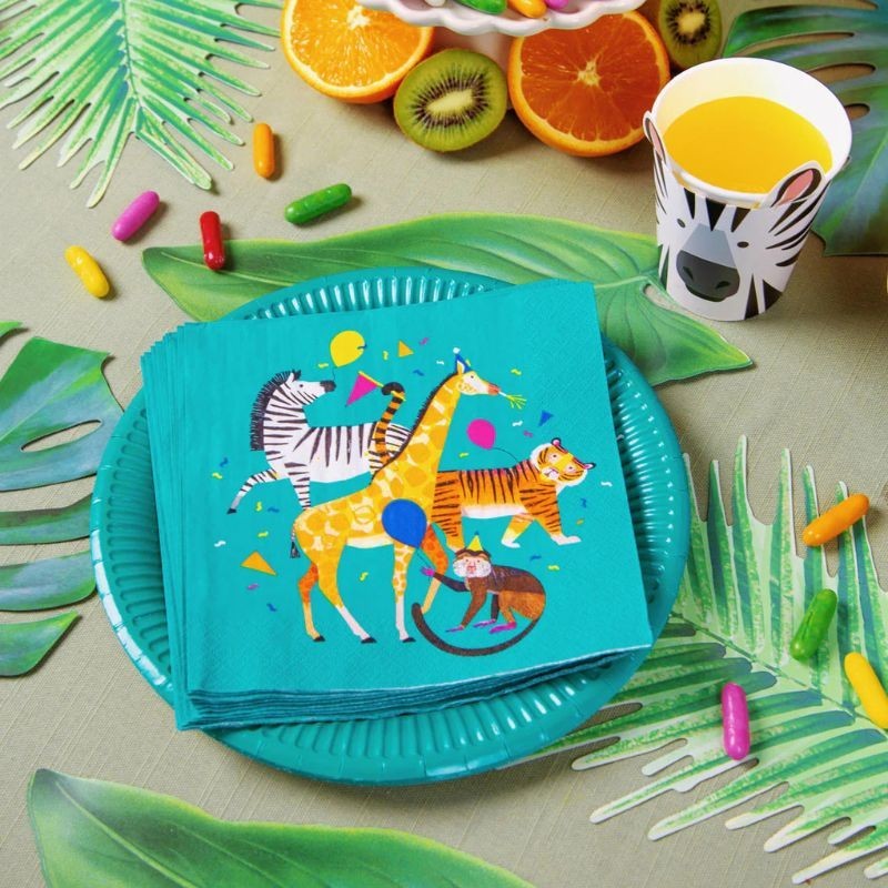 Servietten Party Animals Dschungeltiere von Talking Tables