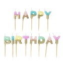 Kerzen Happy Birthday