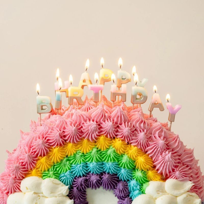 Kerzen Happy Birthday