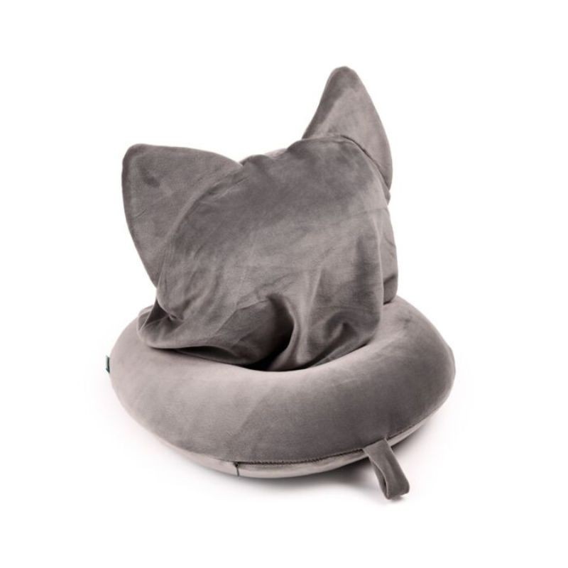 Nackenkissen Katze Pepper mit Kapuze