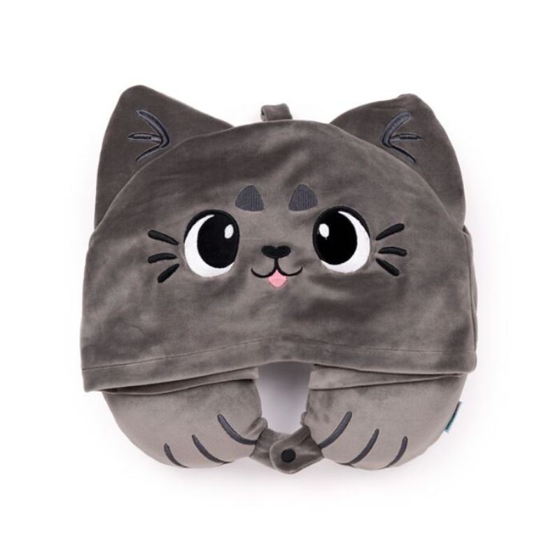 Nackenkissen Katze Pepper mit Kapuze