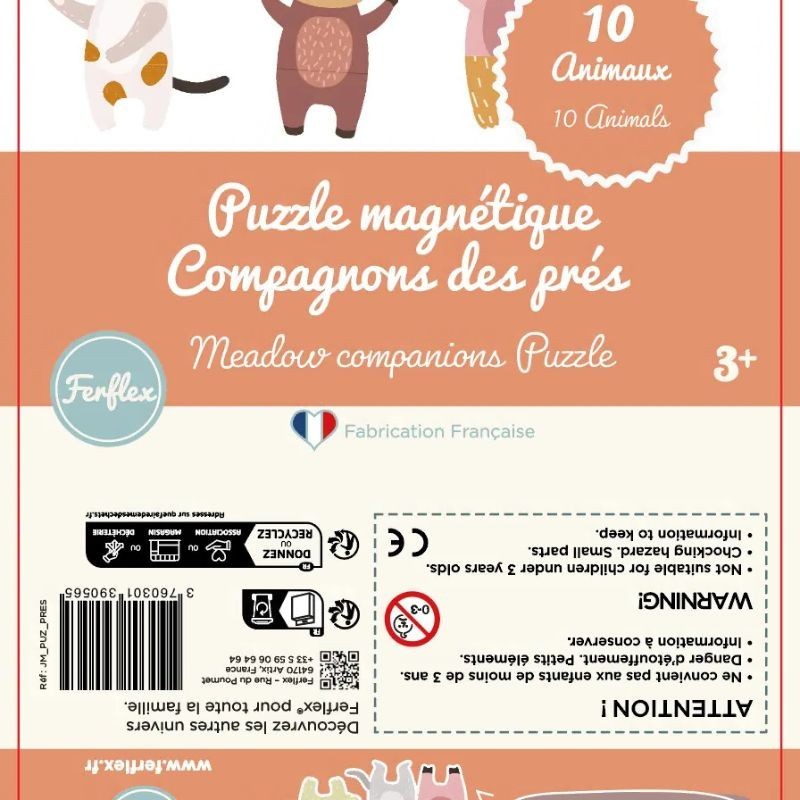 Magnetspiel Puzzle Tiere