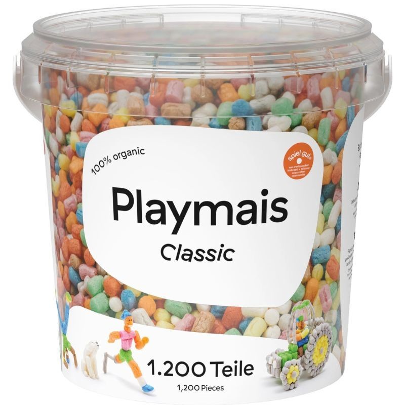 PlayMais Classic 1200 Stück im Eimer