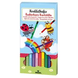 Radierbare Buntstifte Krabbelkäfer vom moses Verlag