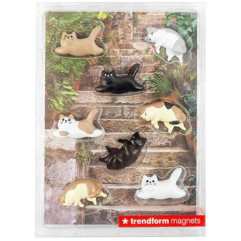 Magnete Katzen Lazy Cats