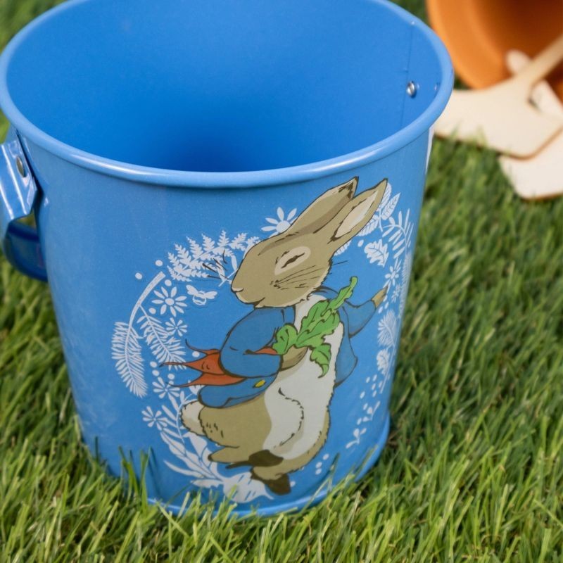 Peter Hase Eimer blau