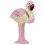Holztiger Holzfigur Flamingo pink
