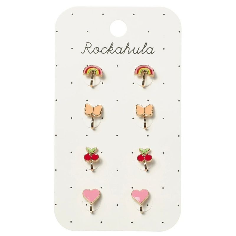Ohrringe Ohrclips Set Regenbogen & Co.