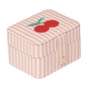 Schmuckbox Kirschen gestreift