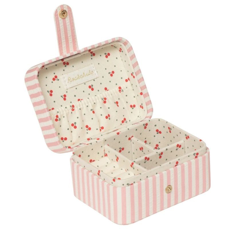 Schmuckbox Kirschen gestreift