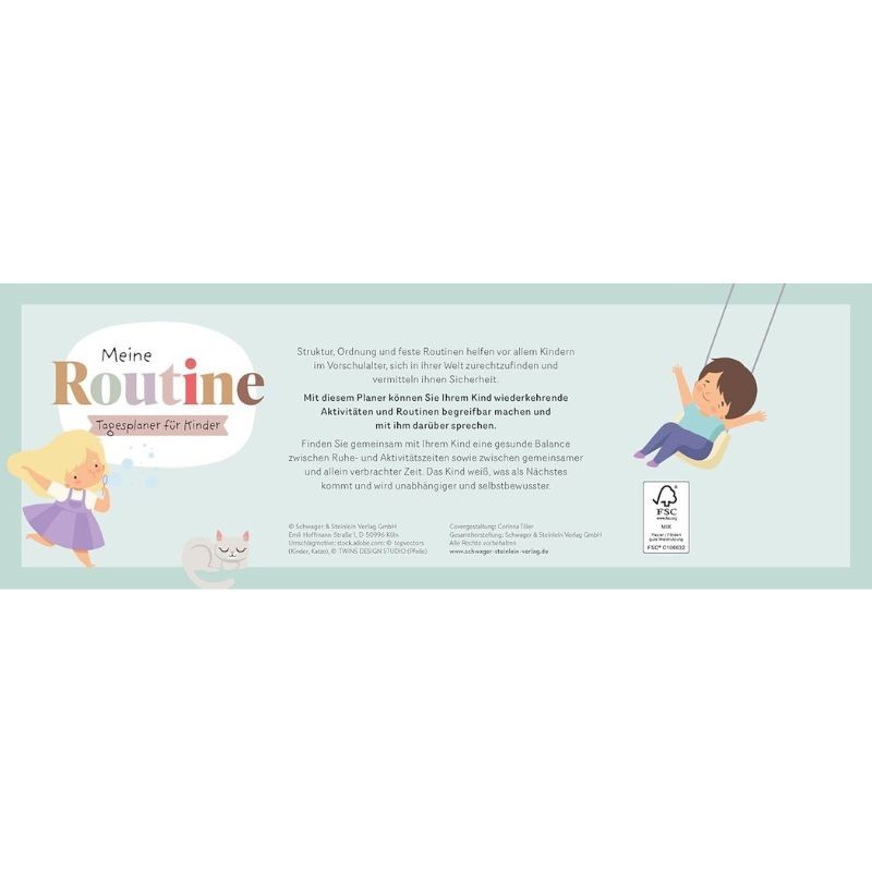 Meine Routine Tagesplaner für Kinder