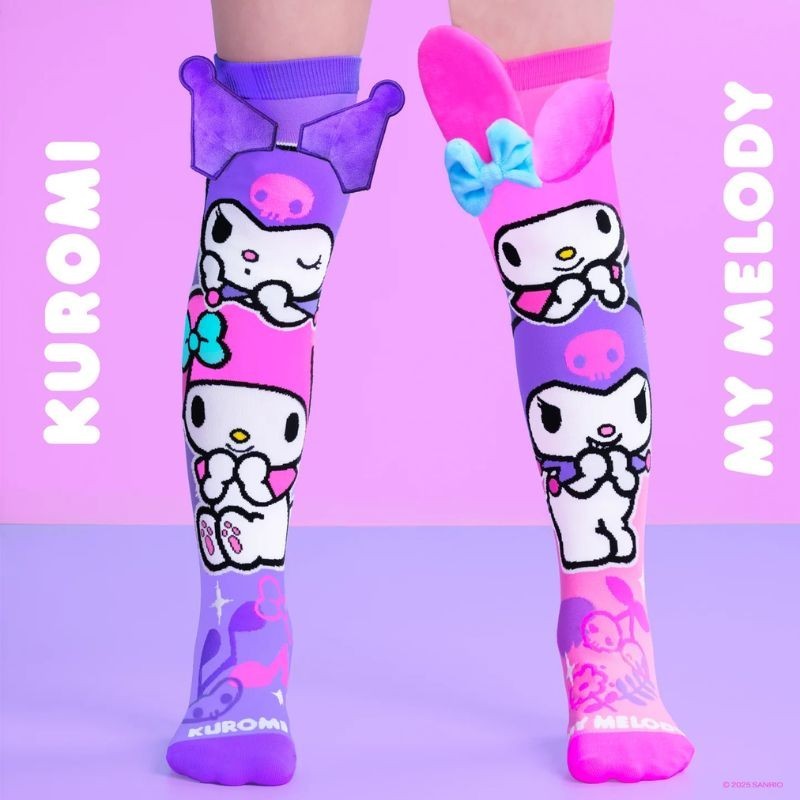 Madmia Socken Kuromi & My Melody