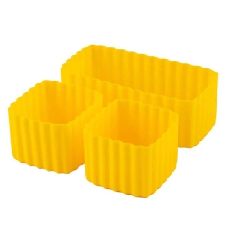 Silikonformen Bento Cups gelb