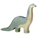 Holztiger Holzfigur Dinosaurier Brontosaurus