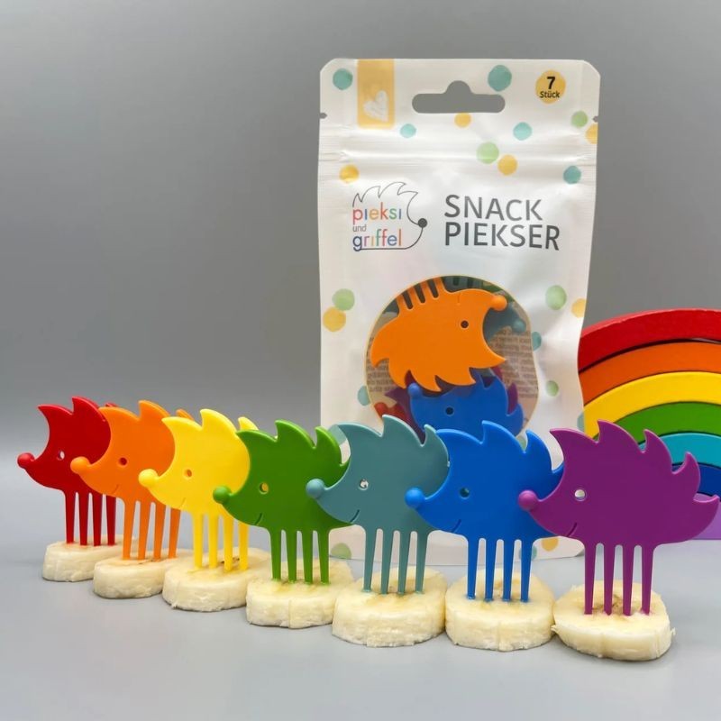 Pieksi und Griffel Snack Piekser Rainbow