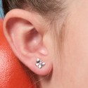 Ohrringe Ohrstecker Schmetterling Silber