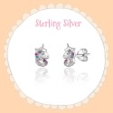Ohrringe Ohrstecker Einhorn Sterling Silber von girl nation