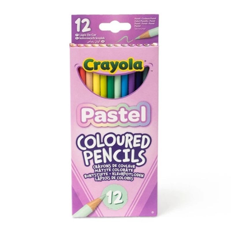 Farbstifte Pastell 12er Set Crayola