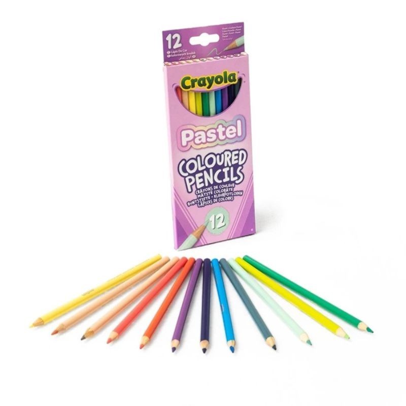 Farbstifte Pastell 12er Set Crayola