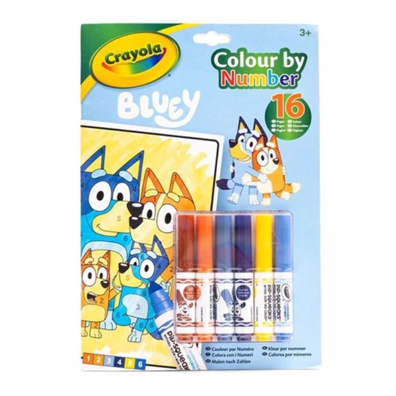 Malen nach Zahlen Bluey