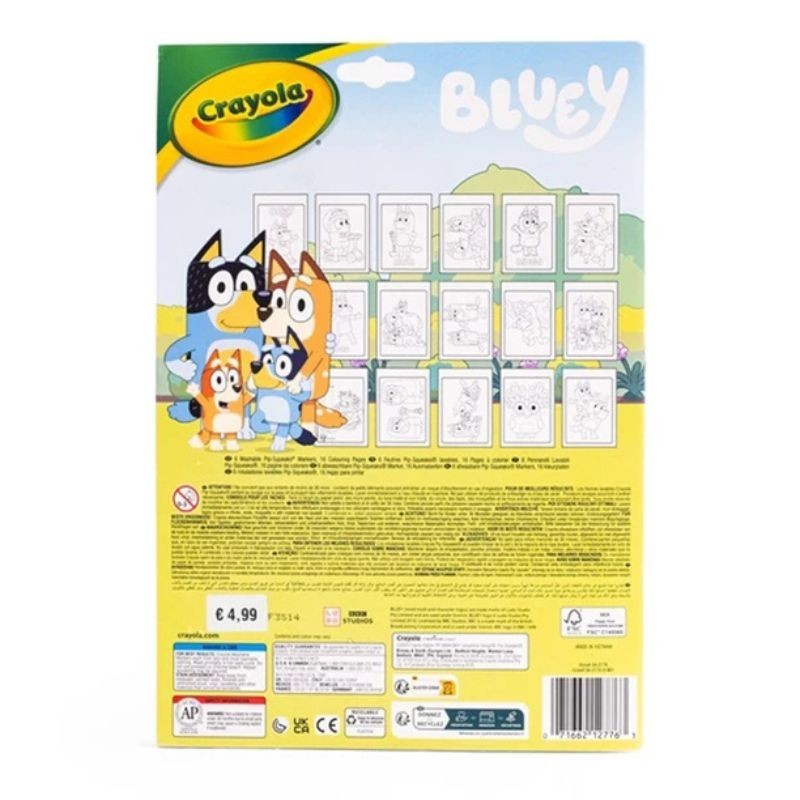 Malen nach Zahlen Bluey