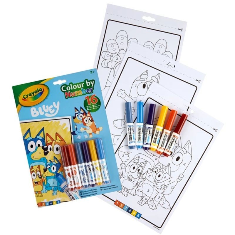 Malen nach Zahlen Bluey