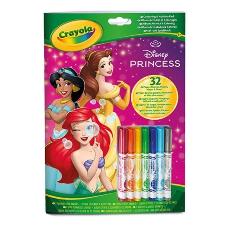Disney Prinzessinnen Mal- und Aktivitätenbuch