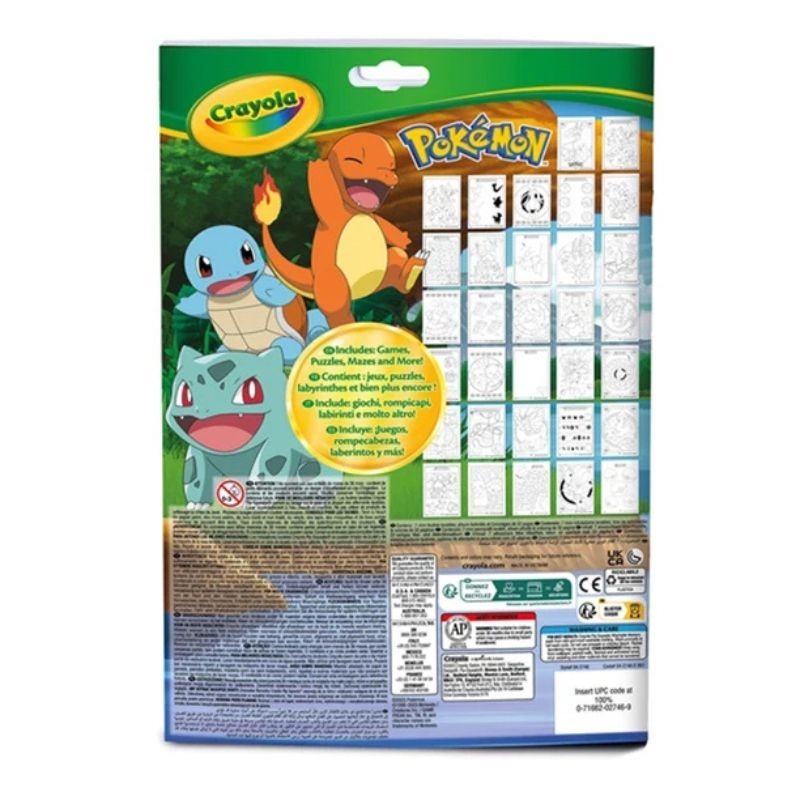 Pokémon Mal- und Aktivitätenbuch