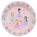 Pappteller Prinzessin bunt